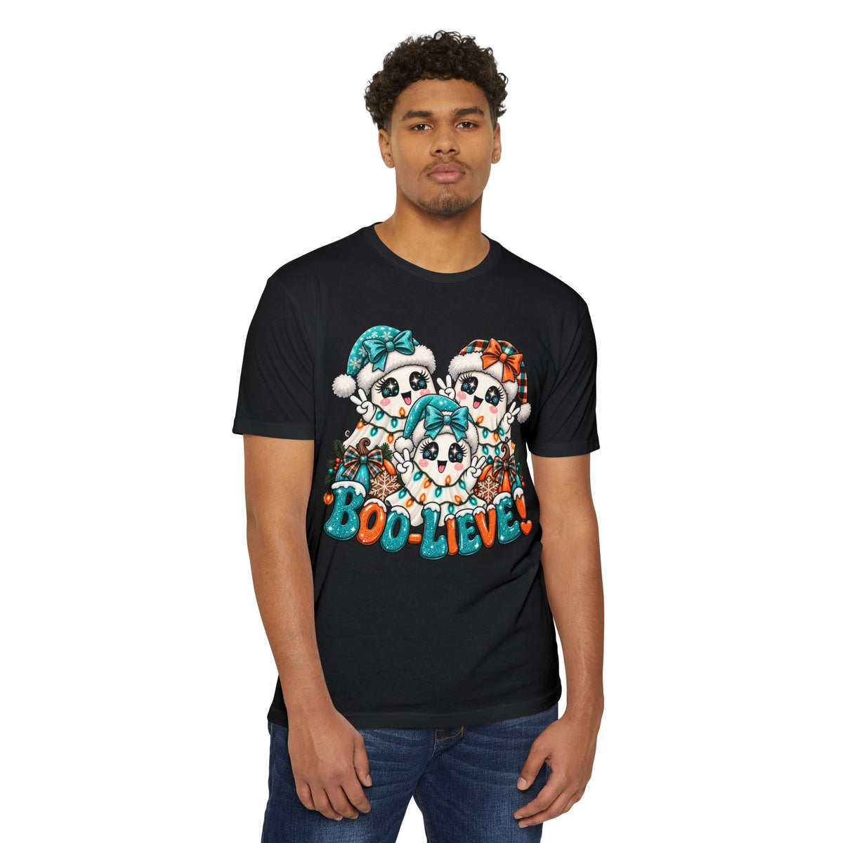 Boo-Lieve! Cute Ghosts Halloween T-Shirt