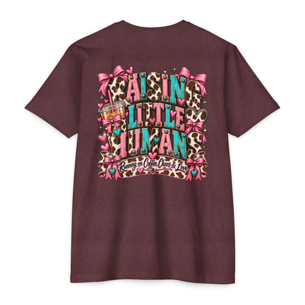 Mama Leopard Bow T-Shirt — Raising Little Humans Cute Graphic Tee
