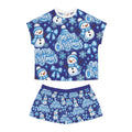 Women's Christmas Snowman Pajama Set — Merry Christmas Short Sleepwear