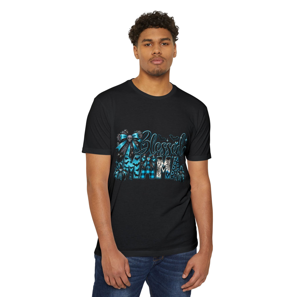 Blessed Homefall T-Shirt — Teal Pumpkin & Fall Gnome Graphic Tee