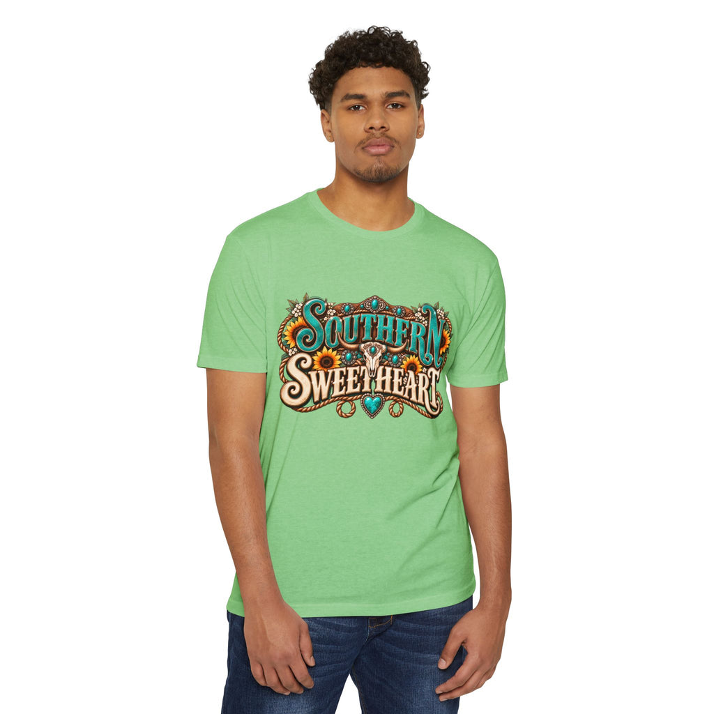 Southern Sweetheart T-Shirt — "Sweet Tea & Sunshine" Graphic Tee