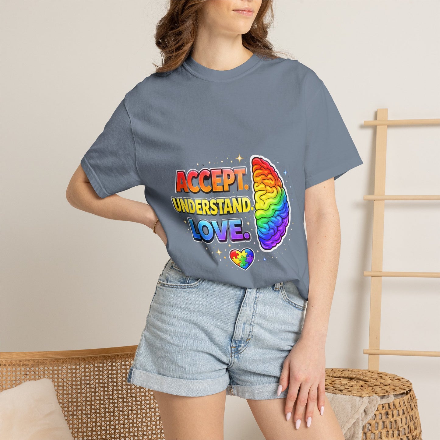 Pride "Accept, Respect, Love" Rainbow T-Shirt