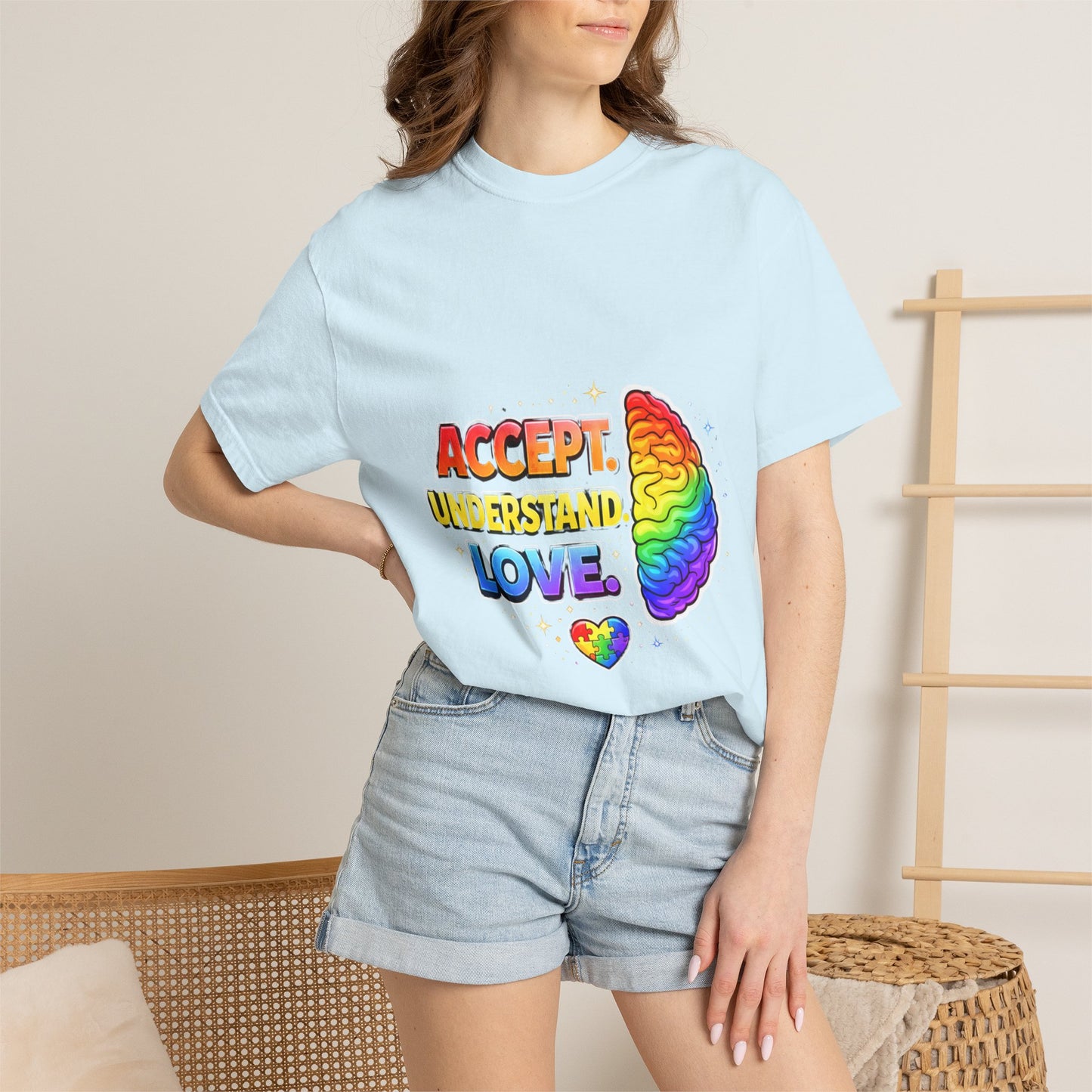 Pride "Accept, Respect, Love" Rainbow T-Shirt