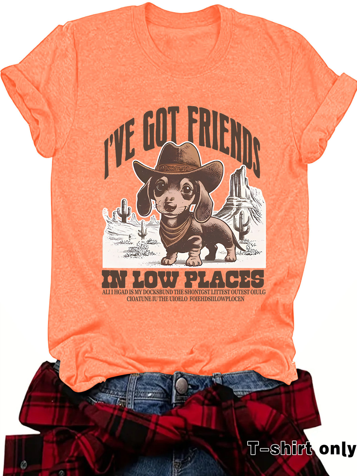 Interesting Sausage Dog Western Short Sleeve