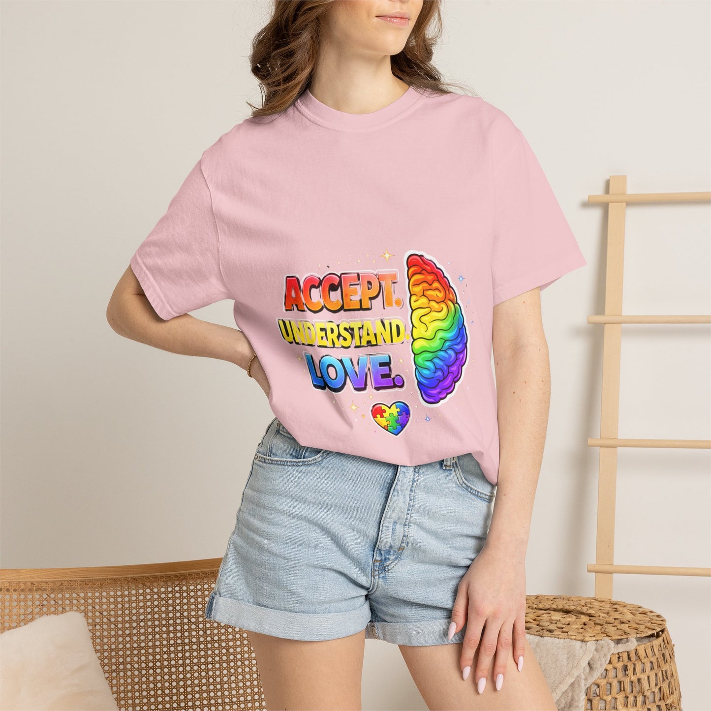 Pride "Accept, Respect, Love" Rainbow T-Shirt