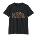 Mama Leopard Print Bow T-Shirt — Women's Mom Gift, Cute Animal Print Mother's Day Tee