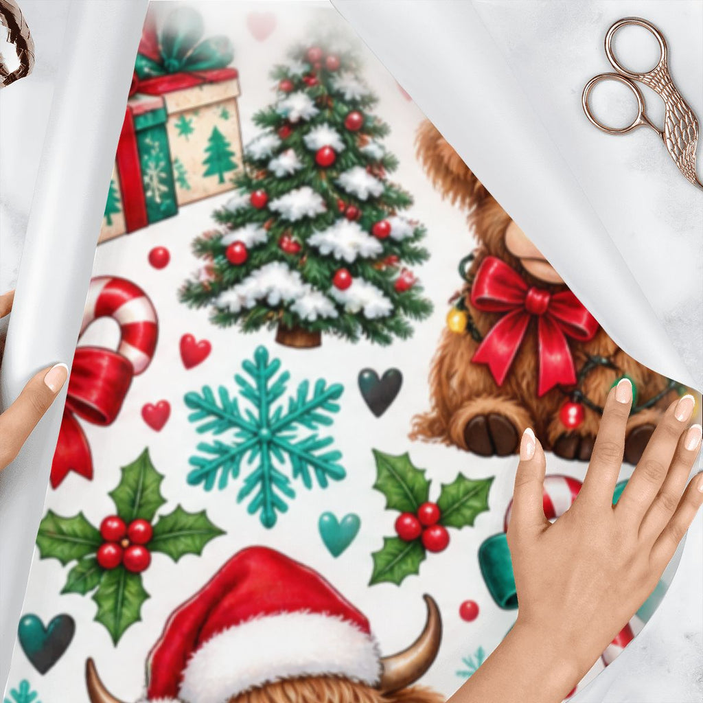 3Pack Gift Wrapping Paper Sheets wrapping paper cows and trees