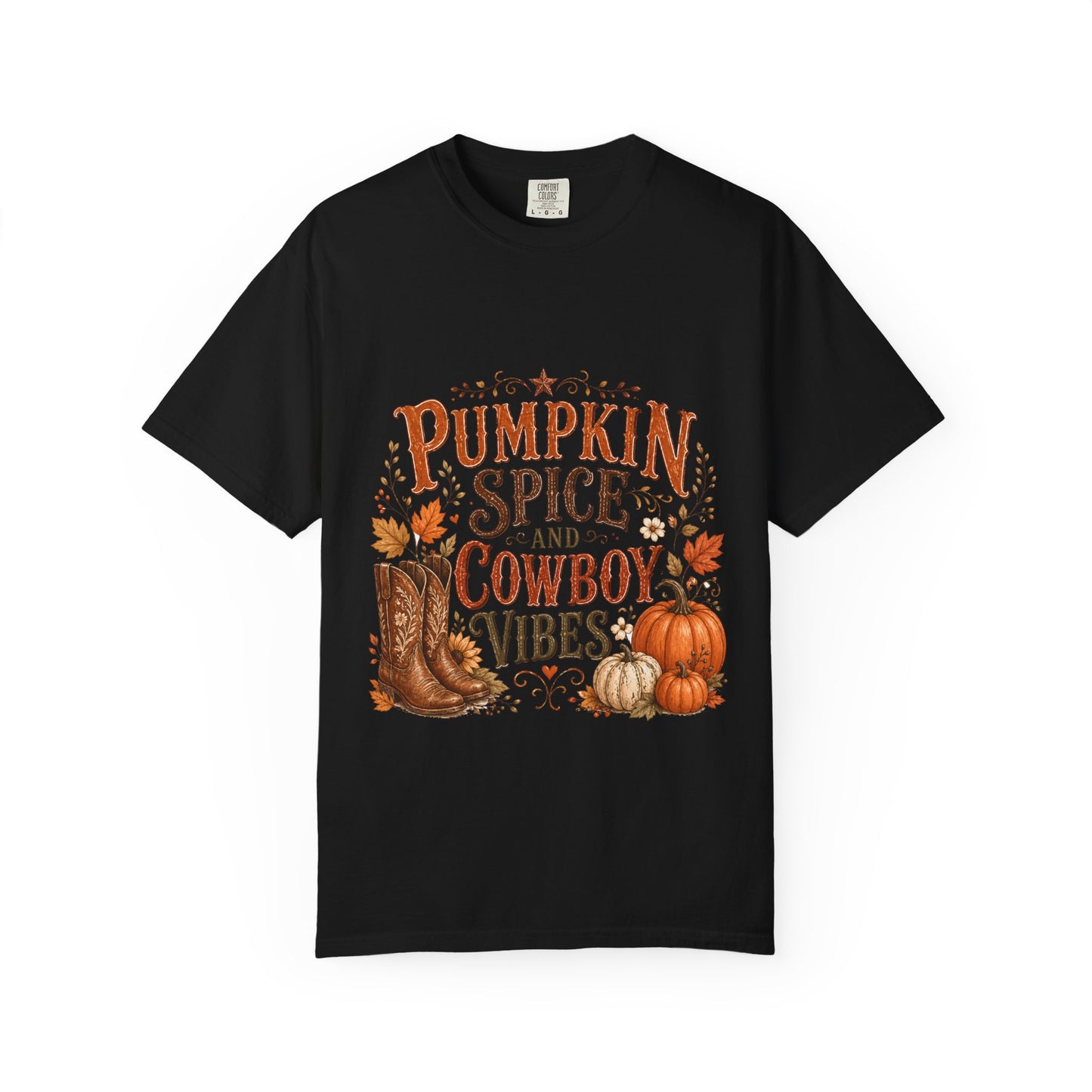 Pumpkin Spice & Cowboy Vibes T-Shirt