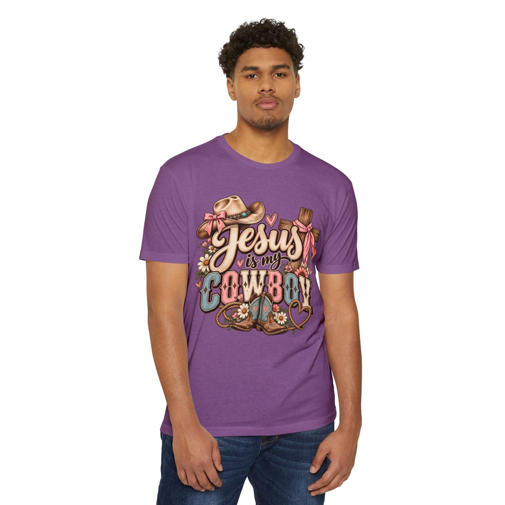 Jesus Is My Cowboy T-Shirt — Western Christian Faith Graphic Tee