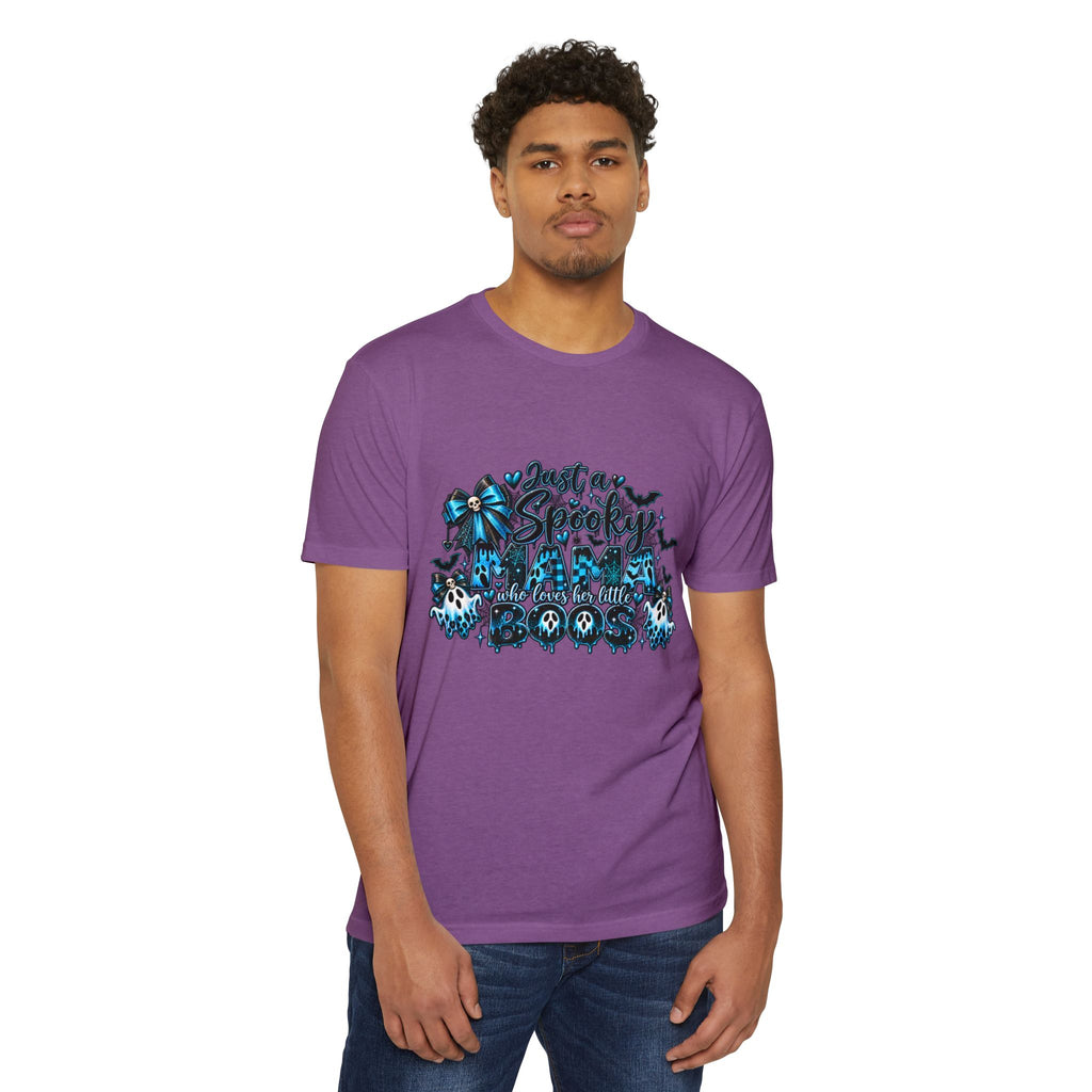 Spooky Cute Blue Skull Halloween T-Shirt