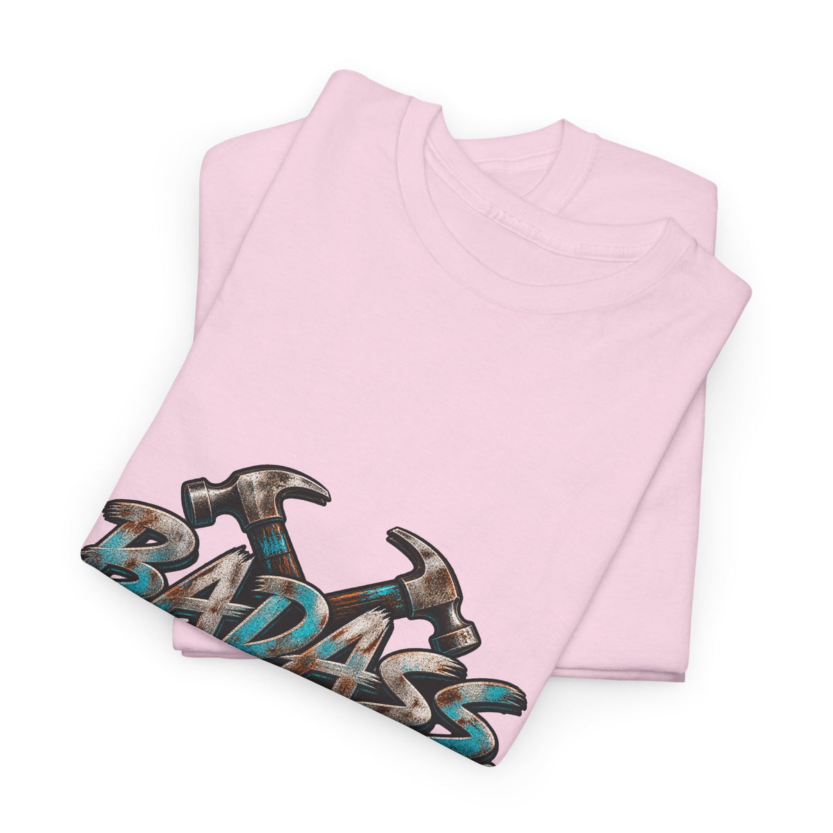 Badass Blue Collar Tee — 'Badass & Blue Collar' Workwear Graphic T‑Shirt