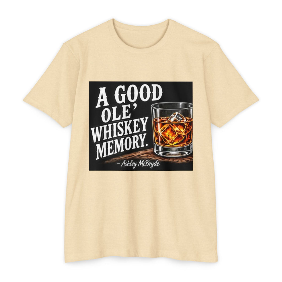 Whiskey Memory T-Shirt — “A Good Ole Whiskey Memory” Graphic Tee
