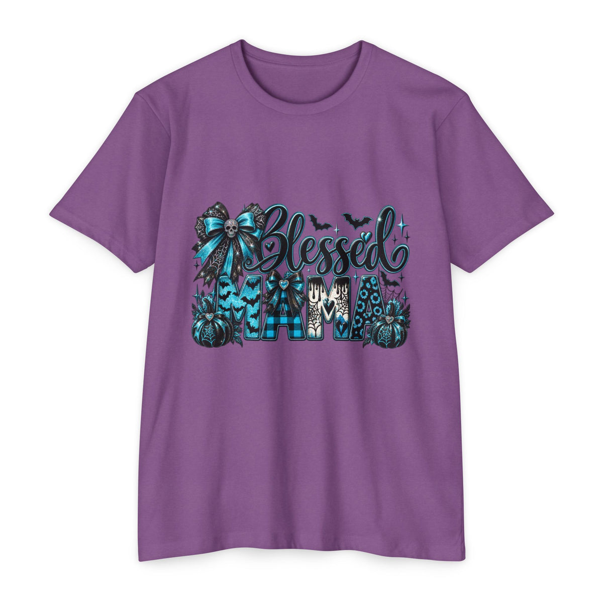 Blessed Homefall T-Shirt — Teal Pumpkin & Fall Gnome Graphic Tee