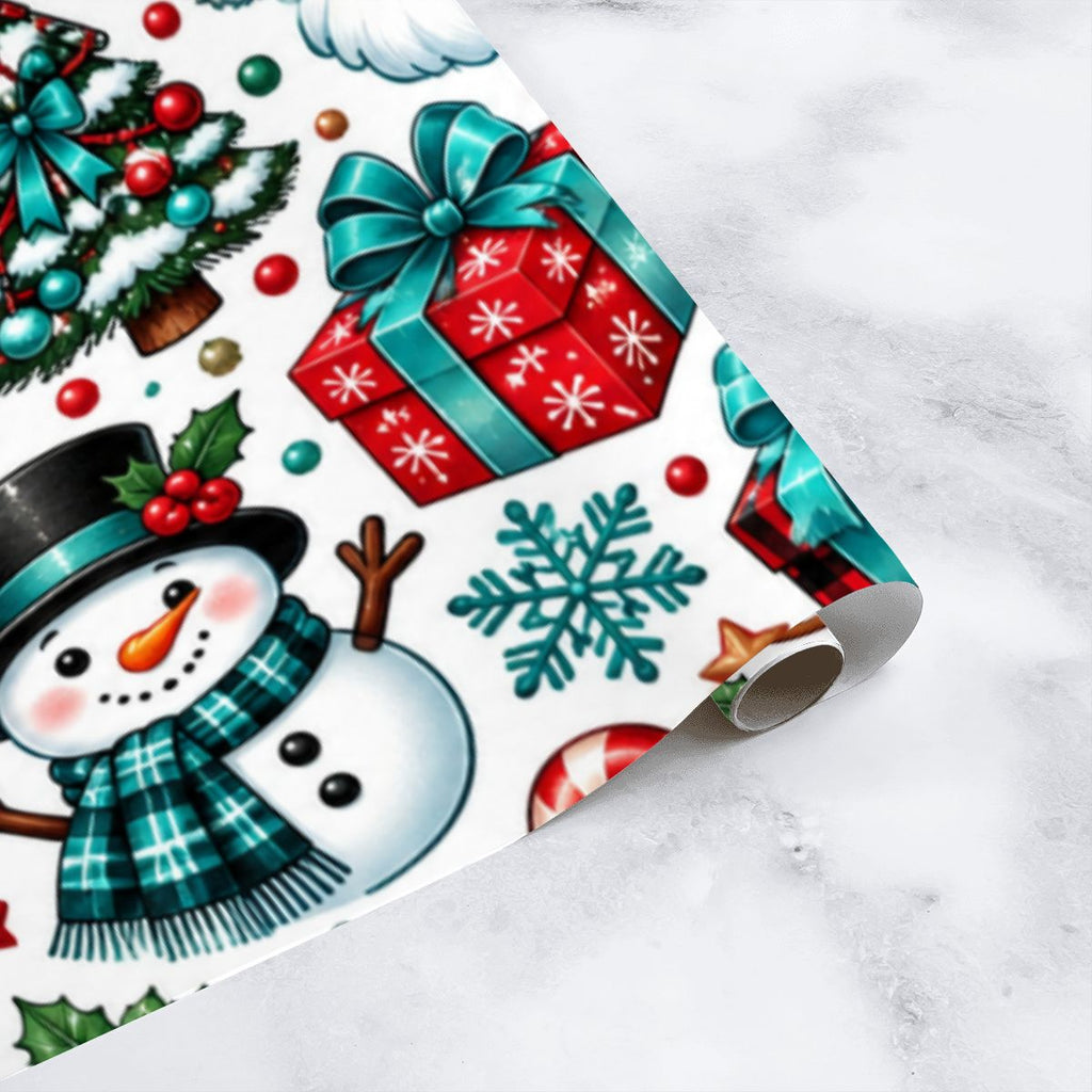 3Pack Gift Wrapping Paper Sheets santa and deer