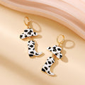 European and American Fashion Accessories Western Denim Drip Oil Hat Boots Earrings