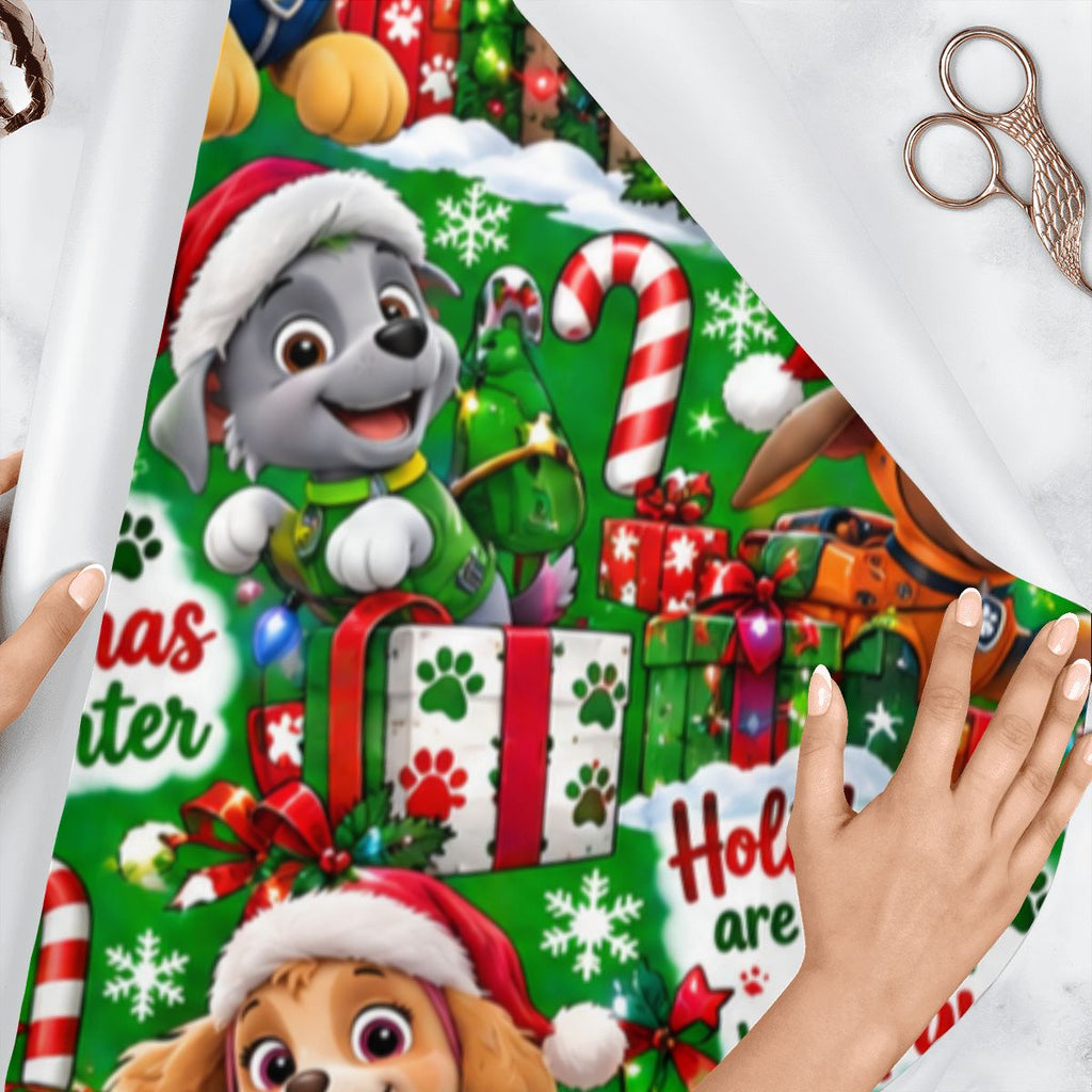 3Pack Gift Wrapping Paper Sheets christmas paw patrol