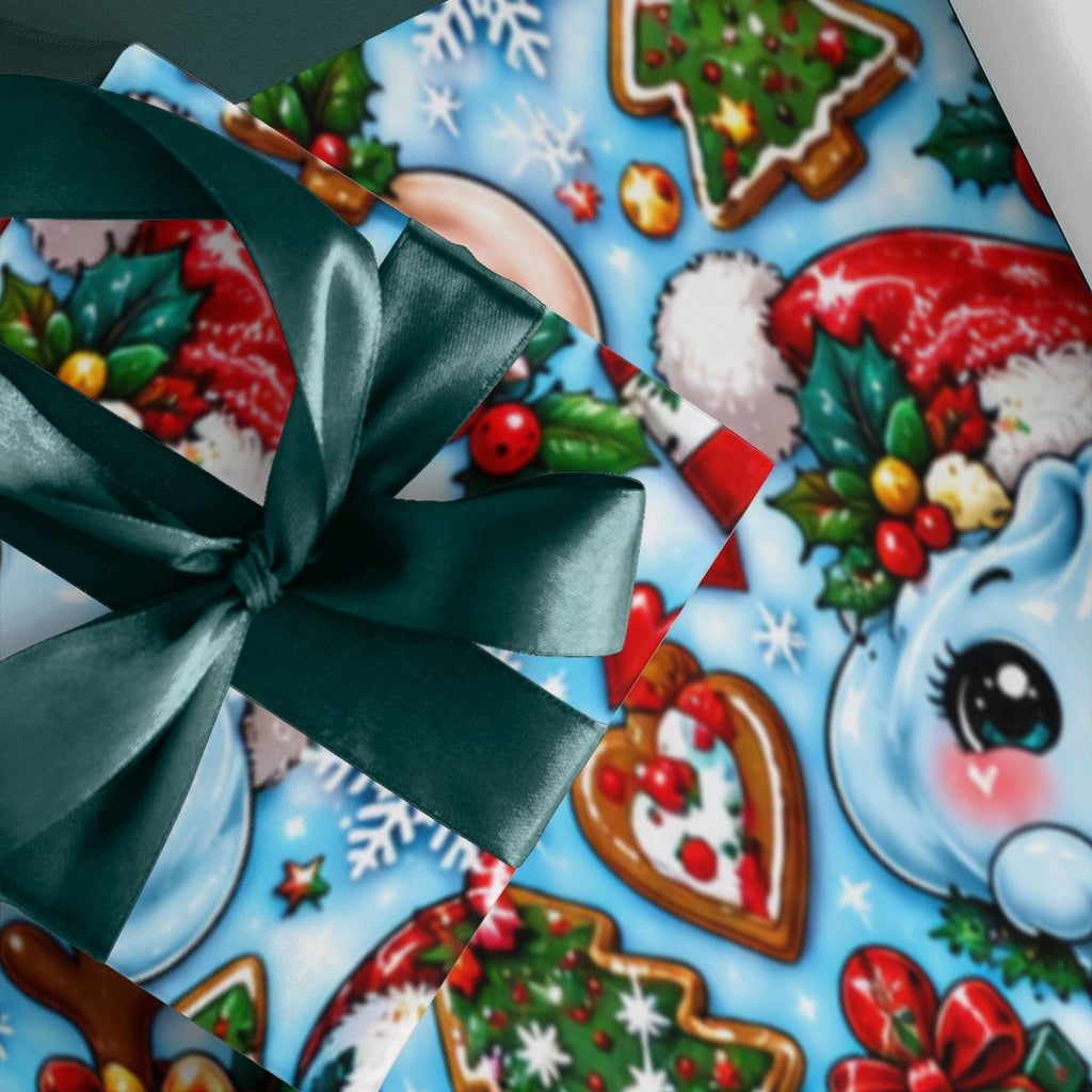 3Pack Gift Wrapping Paper Sheets christmas dumpling wrapping paper