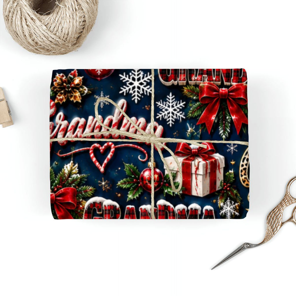3Pack Gift Wrapping Paper Sheets grandma wrapping paper