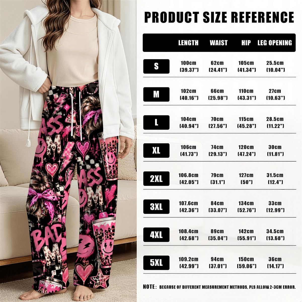 Women's Plush Fleece Pajama Pants baddass mom